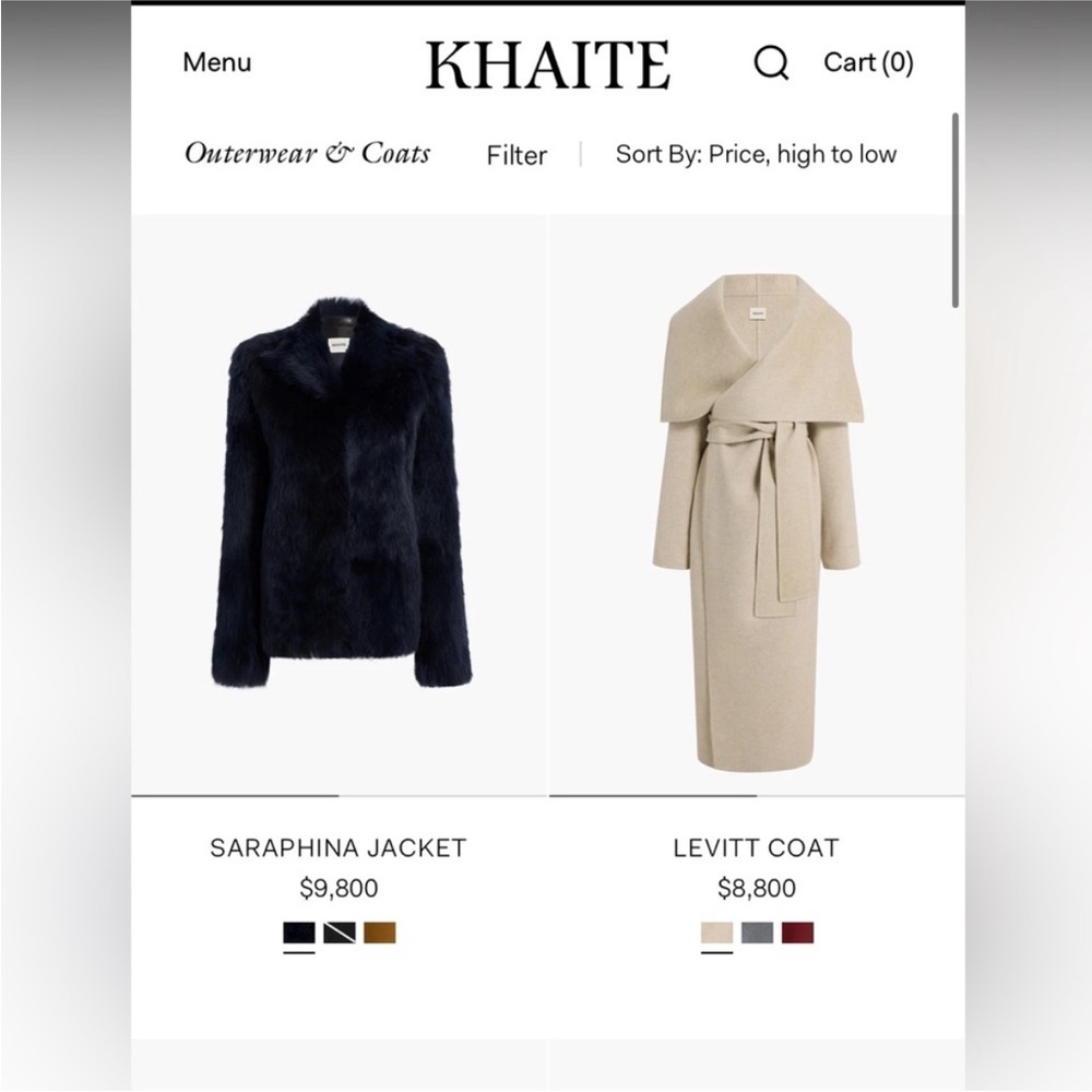 Gorgeous and Luxury $6,600 KHAITE “Finna” Coat NWT sz 0 - Picture 6 of 16